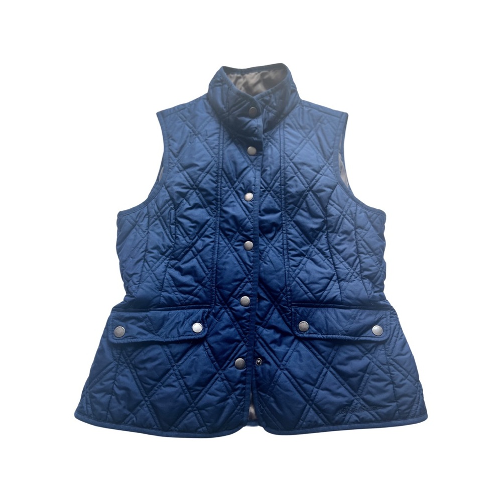 Navy blue Eddie Bauer quilted vest